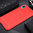 Flexi Slim Carbon Fibre Case for Huawei Y7 Pro (2019) - Brushed Red
